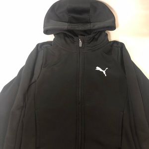 Boys puma zipper sweater